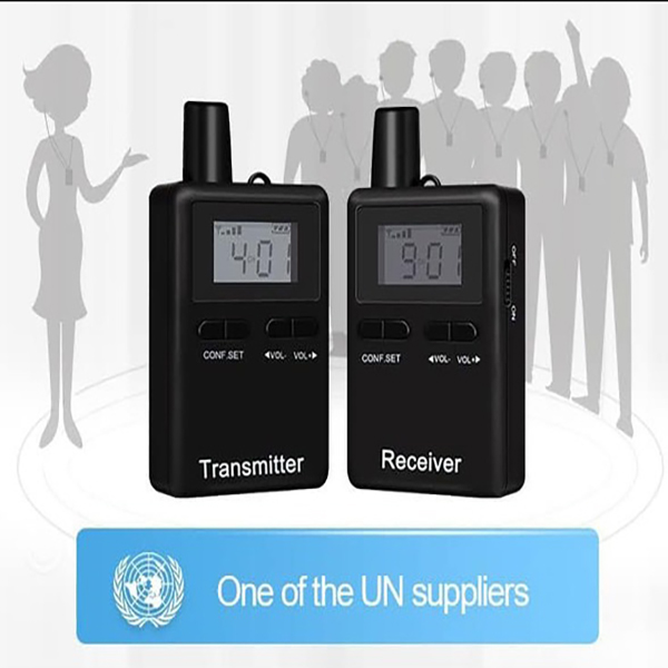 UHF Wireless Tour Guide Audio System
